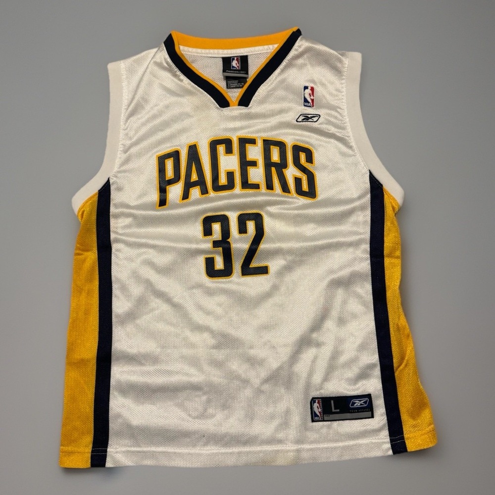 Al Harrington Indiana Pacers Reebok White Jersey Kids Youth Large 14-16